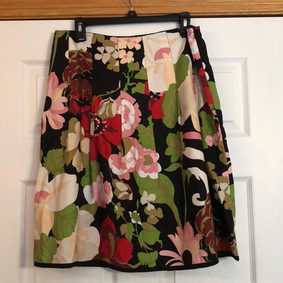 Talbots Dresses & Skirts - TALBOTS PETITES Floral Silk Lined Skirt - 12
